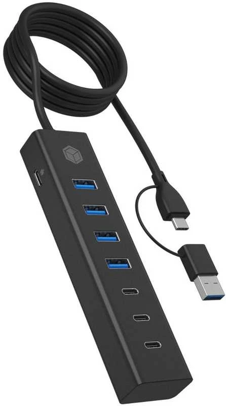 Nešiojamojo kompiuterio maitinimo adapteris Icy Box 65 W, 3.25 A, 20 V (IB-PS111-PD)