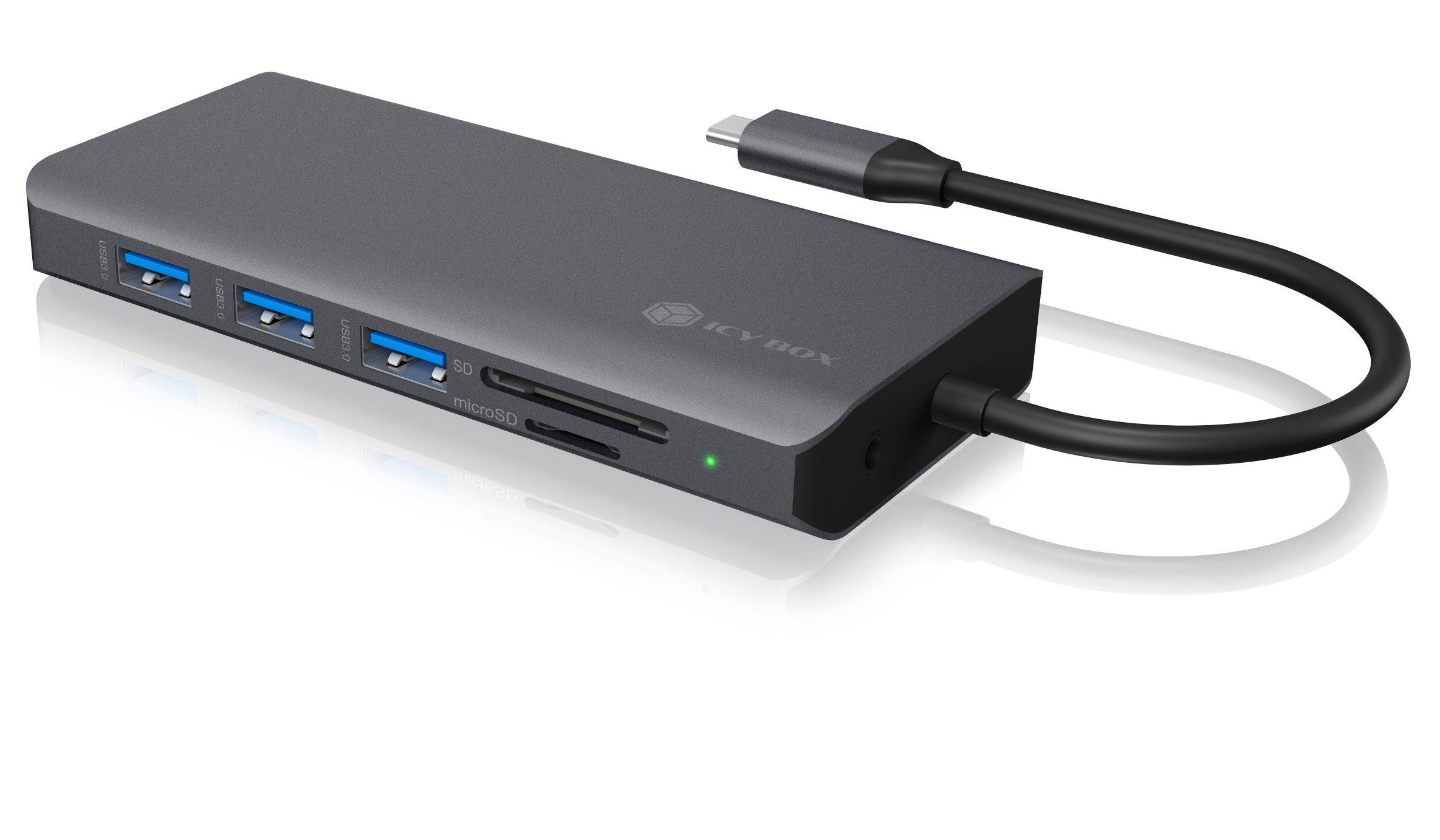 ICY BOX IB-DK4070-CPD USB Type-C Docking Station | Varle.lt