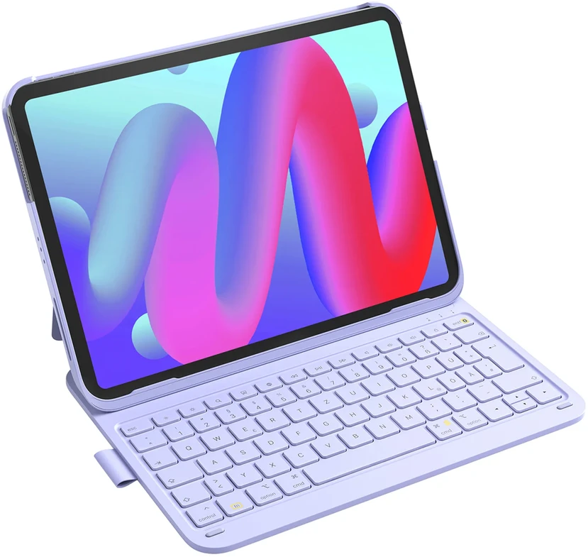 Klaviatūra Carruzzo Inateck BK2007 „Bluetooth“ Violetinė
