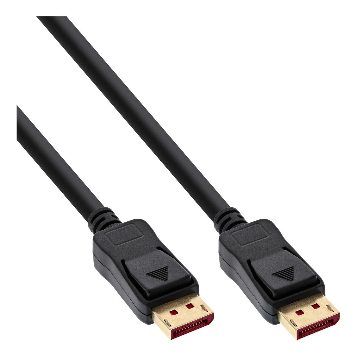 „InLine 8K“ (UHD-2) „DisplayPort“ kabelis, juodas - 2 m