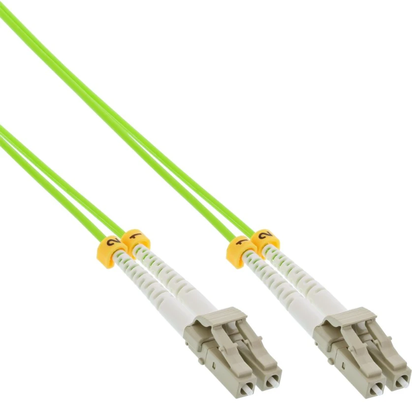 Inline Linijinis šviesolaidinis dvipusis kabelis LC/LC 50/125Âµm OM5 1m