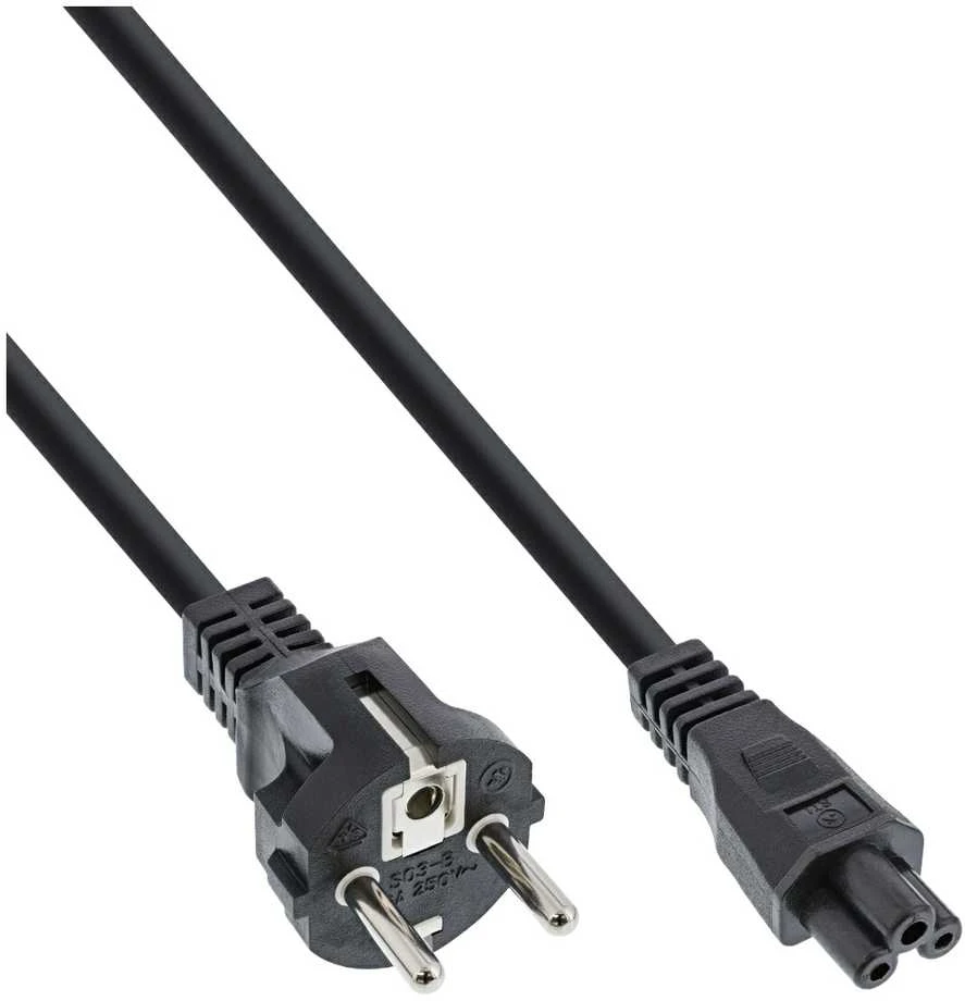 InLine maitinimo laidas 1,8m juoda (16656X)