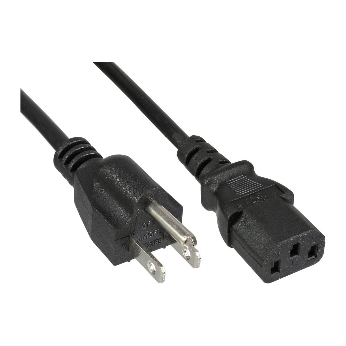 InLine USA iki IEC C13 maitinimo laidas, 1,8 m (16652U)
