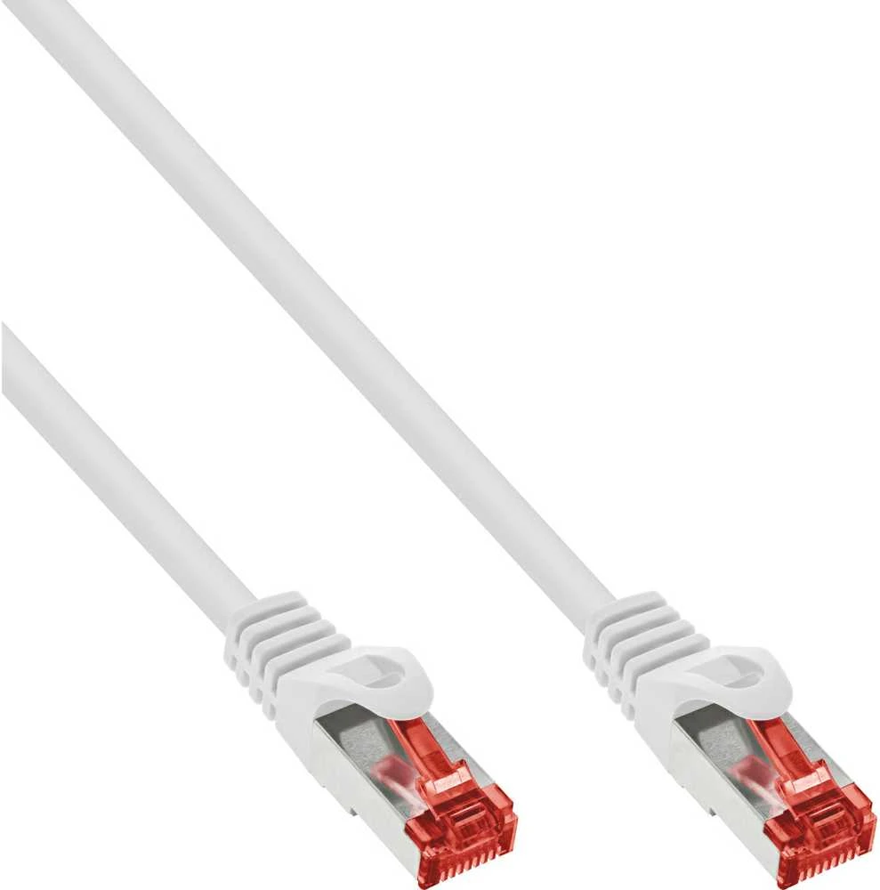 InLine Patchcord S/FTP, PiMF, Cat.6, 250MHz, be halogenų, balta 5m (76905W)