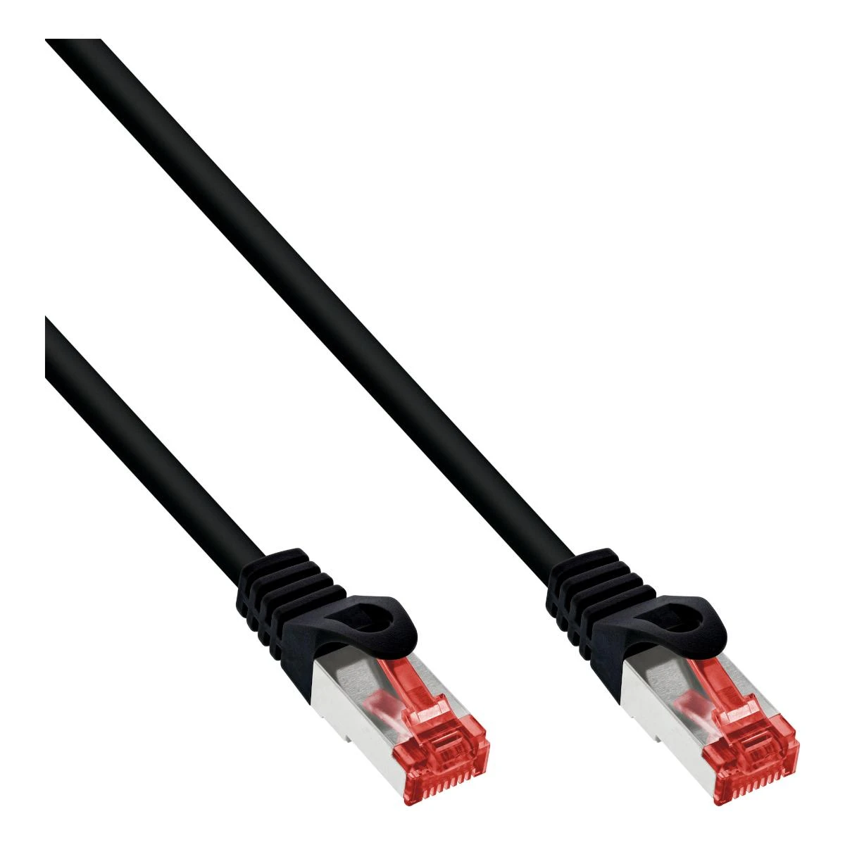 InLine 76405S pataisomasis kabelis RJ45 kištukas į RJ45 kištuką S/FTP Cat.6 juodas 5 m