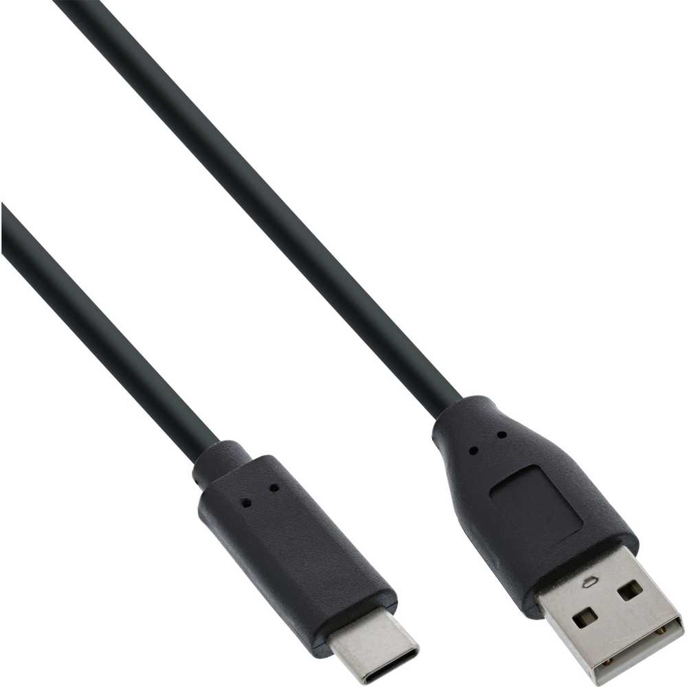 Kabelis USB InLine USB-C - USB-A 5 m Juodas (35735)