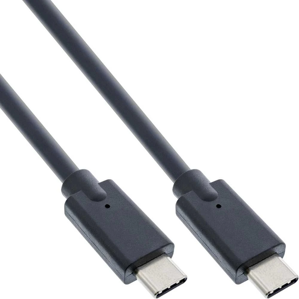 InLine USB 3.2 Gen.2 Cable, USB Type-C Male/Male, juodas – 1m