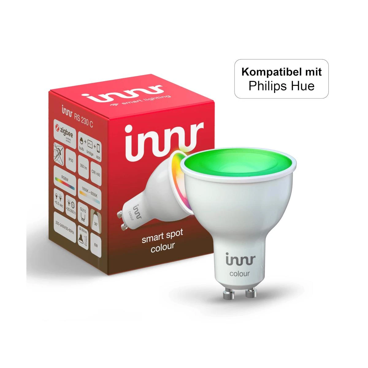 Innr Lighting INNR apšvietimas 1x GU10, Smart Spot spalva