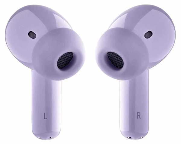 Violets spalvos Buds Plus T310AE ausinės pora