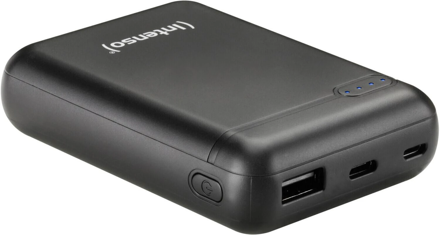 Intenso Powerbank XS10000 juoda 10000 mAh įsk. USB nuo A iki C tipo