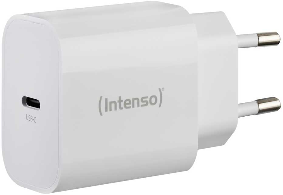 Intenso Power Adapteris W20C, Weiß Anschluss: 1x USB-C, Output: max. 20 Watt