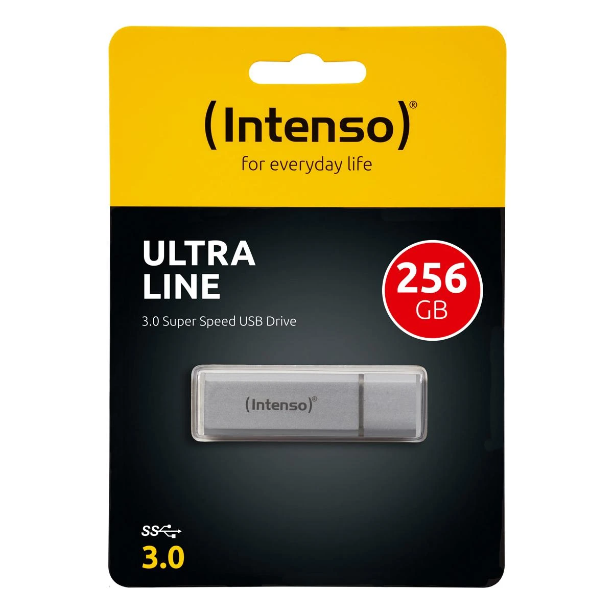 STICK 256GB 3.0 Intenso Ultra Line Sidabrinis