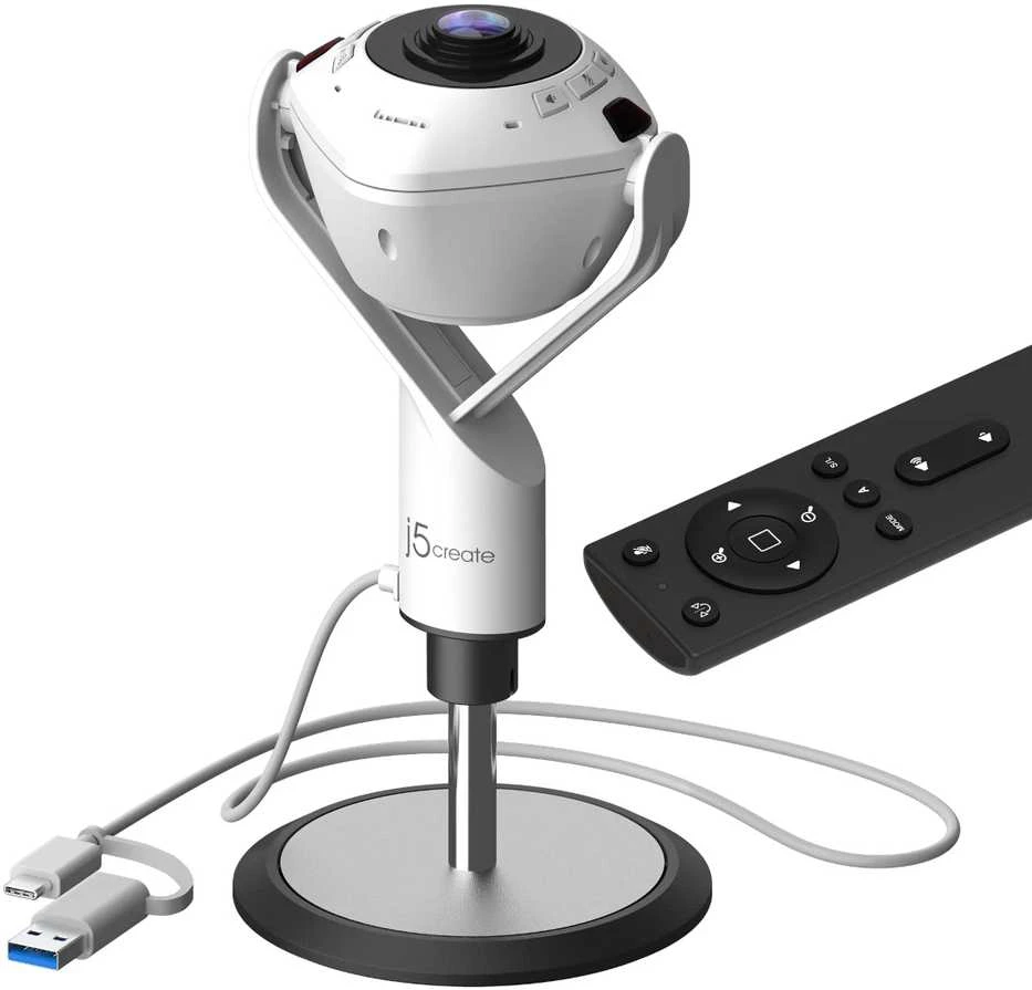 Internetinė kamera j5create 360 AI-POWERED WEBCAM WITH
