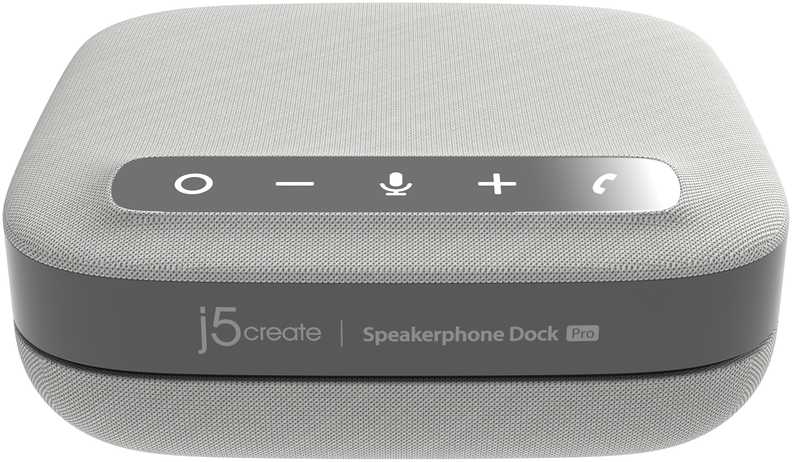„J5create“ – dvigubas USB-C 4K garsiakalbio ir telefono prijungimo stotelė „Pro“