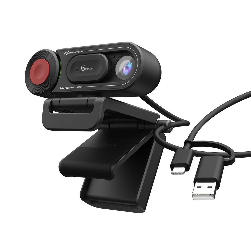 Triton HD internetinė kamera su automatiniu rankiniu fokusavimo jungikliu Juodas