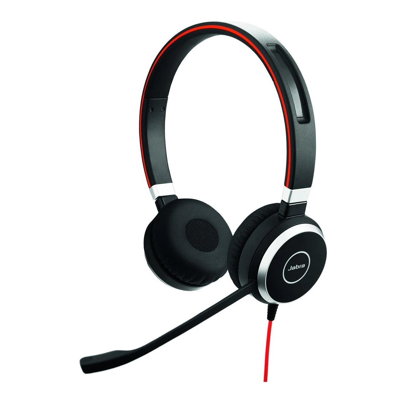 Ausinės Grandstream JABRA EVOLVE 40 MS Stereo USB su lankeliu ant galvos triukšmo slopinimas USB jungtis su užtildymo mygtuku ir garsumo valdymu ant laido