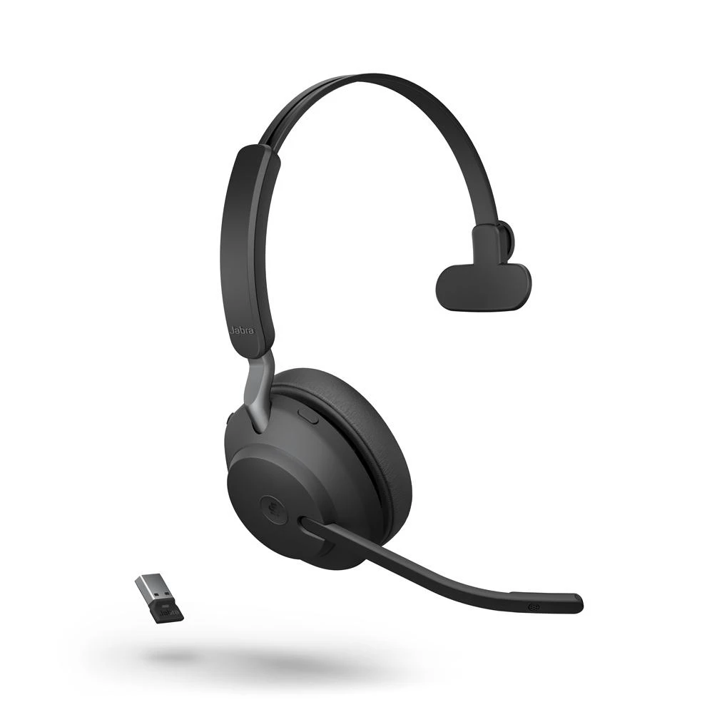 Jabra Evolve2 65 Mono ausinės su USB adapteriu