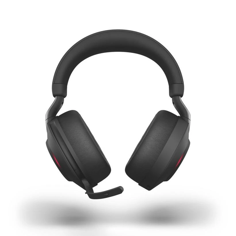 JABRA Evolve2 85 MS Stereo Ausinės full size Bluetooth belaidės su laidu aktyvus triukšmo slopinimas 3.5 mm noise isolating juodas MS Te