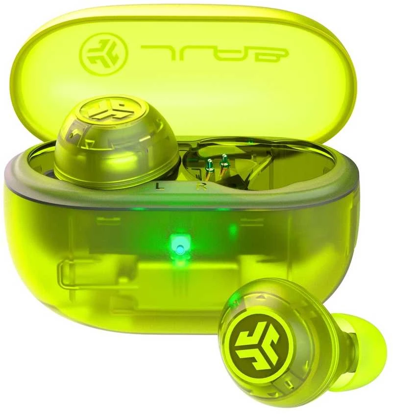 Ausinės 4kom.pl JLab Go Pop ANC Ausinių rinkinys True Belaidės Stereo (TWS) Douszny Połączenia/muzyka Bluetooth Morski, Permatomas