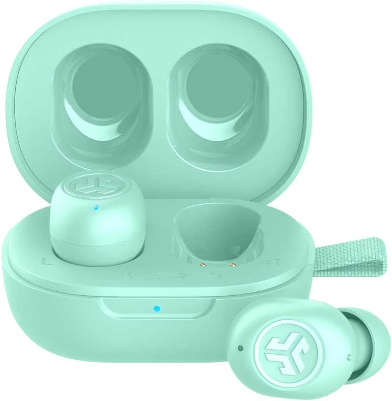 Jlab JBuds Mini TWS ausinės – „Mint Bluetooth“ į ausis įdedamos ausinės, integruotas mikrofonas
