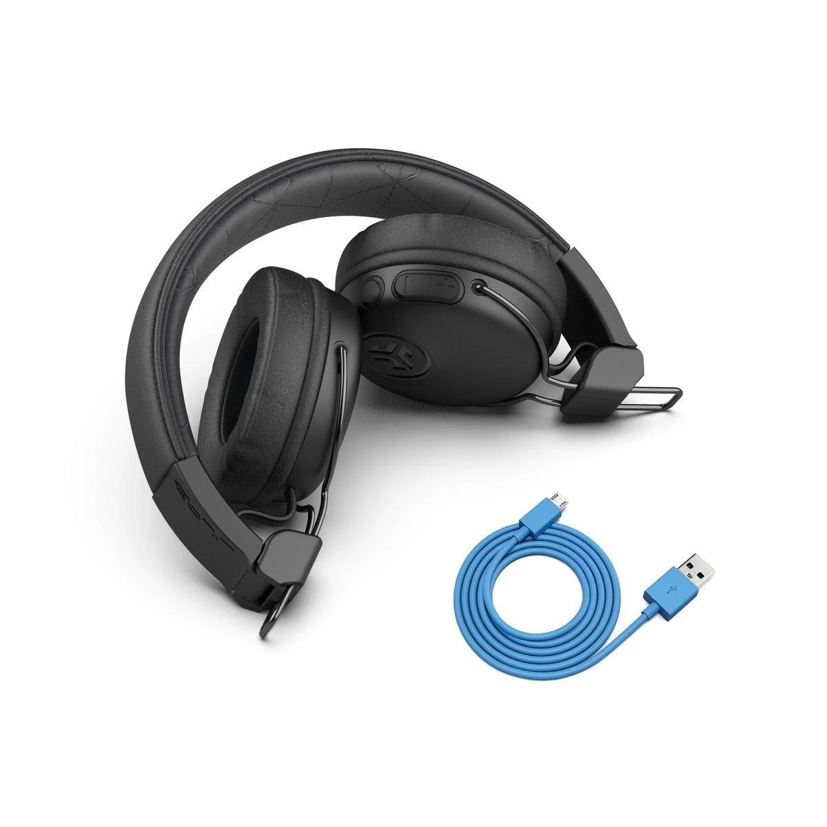 JLab Studio ausinės su mėlynu USB laidu