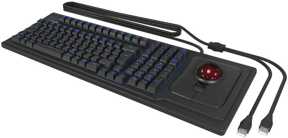 KeySonic KSK-8202ELU-T, klaviatūra - juodas, DE-išdėstymas