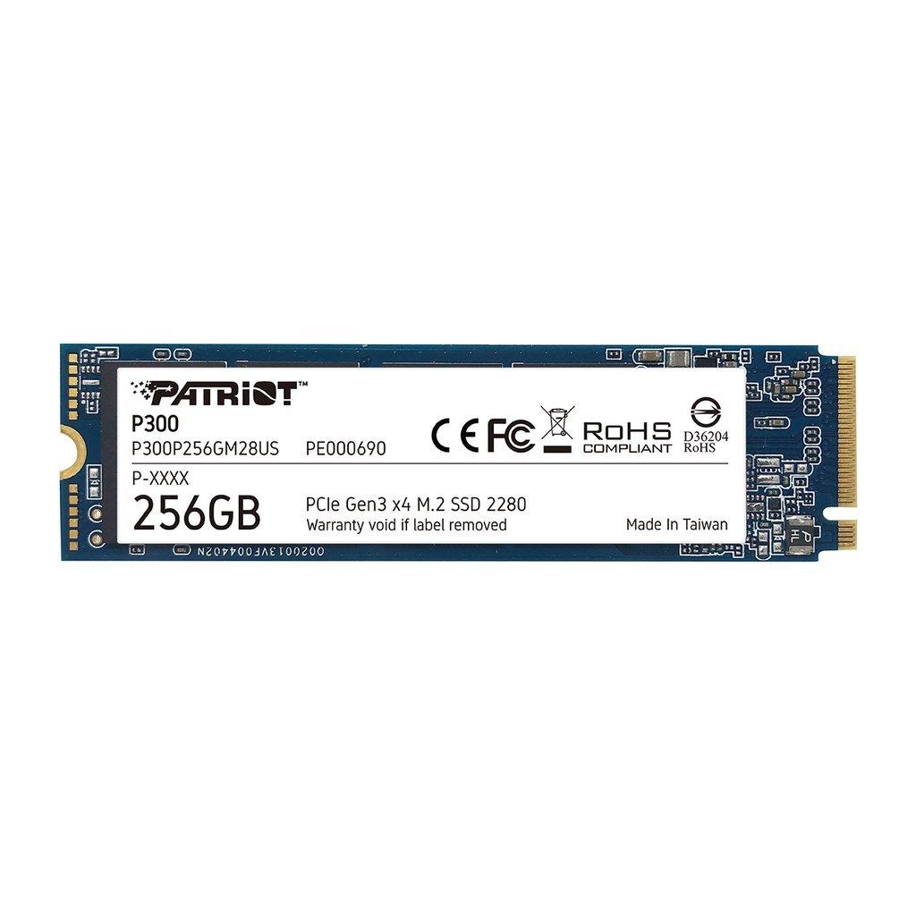 Kietasis vidinis diskas Patriot P300 M.2 PCIe Gen 3 x4 256GB SSD, modelis - ‎P300P256GM28, žema kaina | Varle.lt
