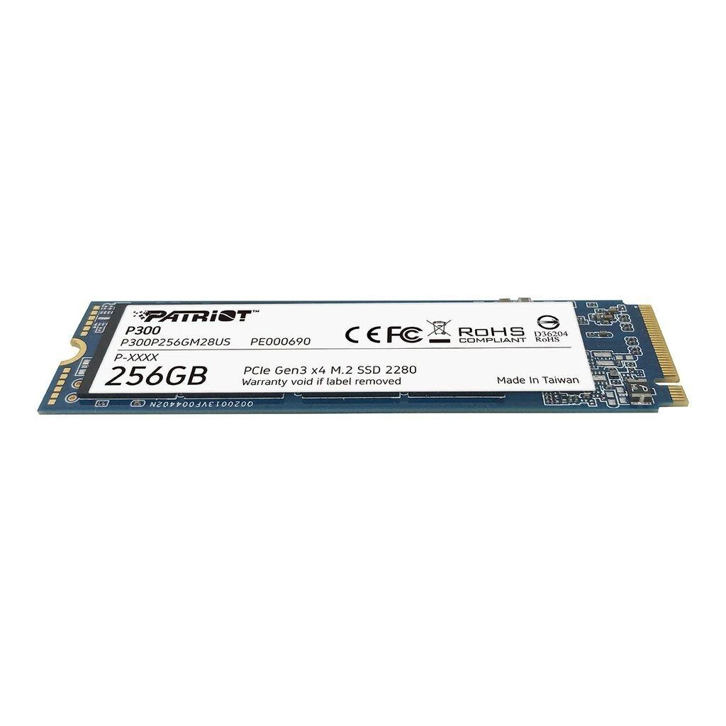 Kietasis vidinis diskas Patriot P300 M.2 PCIe Gen 3 x4 256GB SSD
