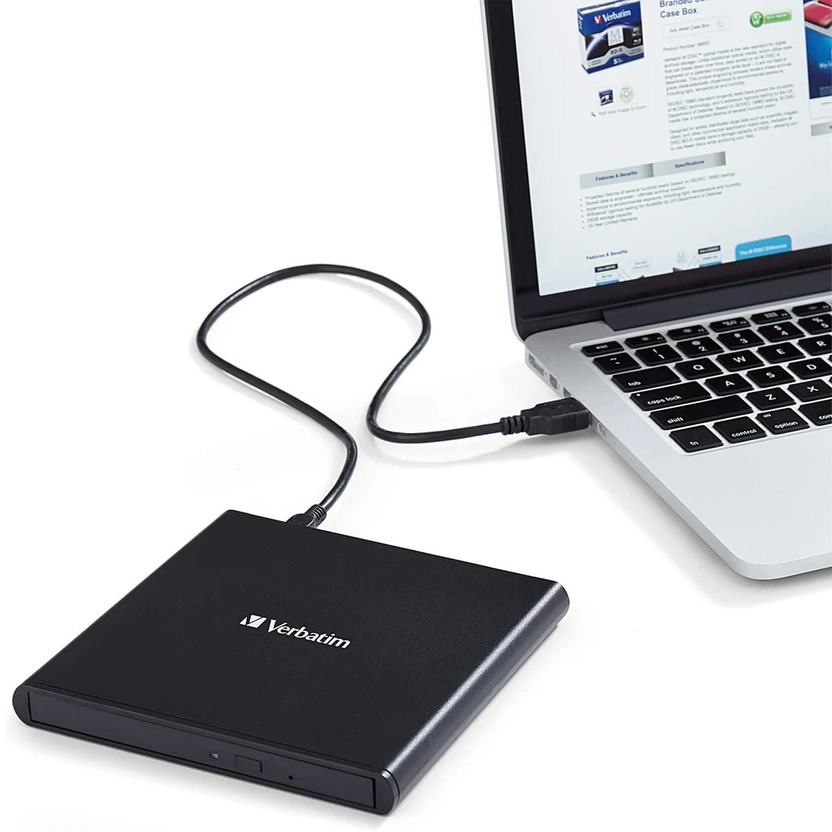 Kietasis diskas Burner Verbatim 98938 (USB 2.0, External)