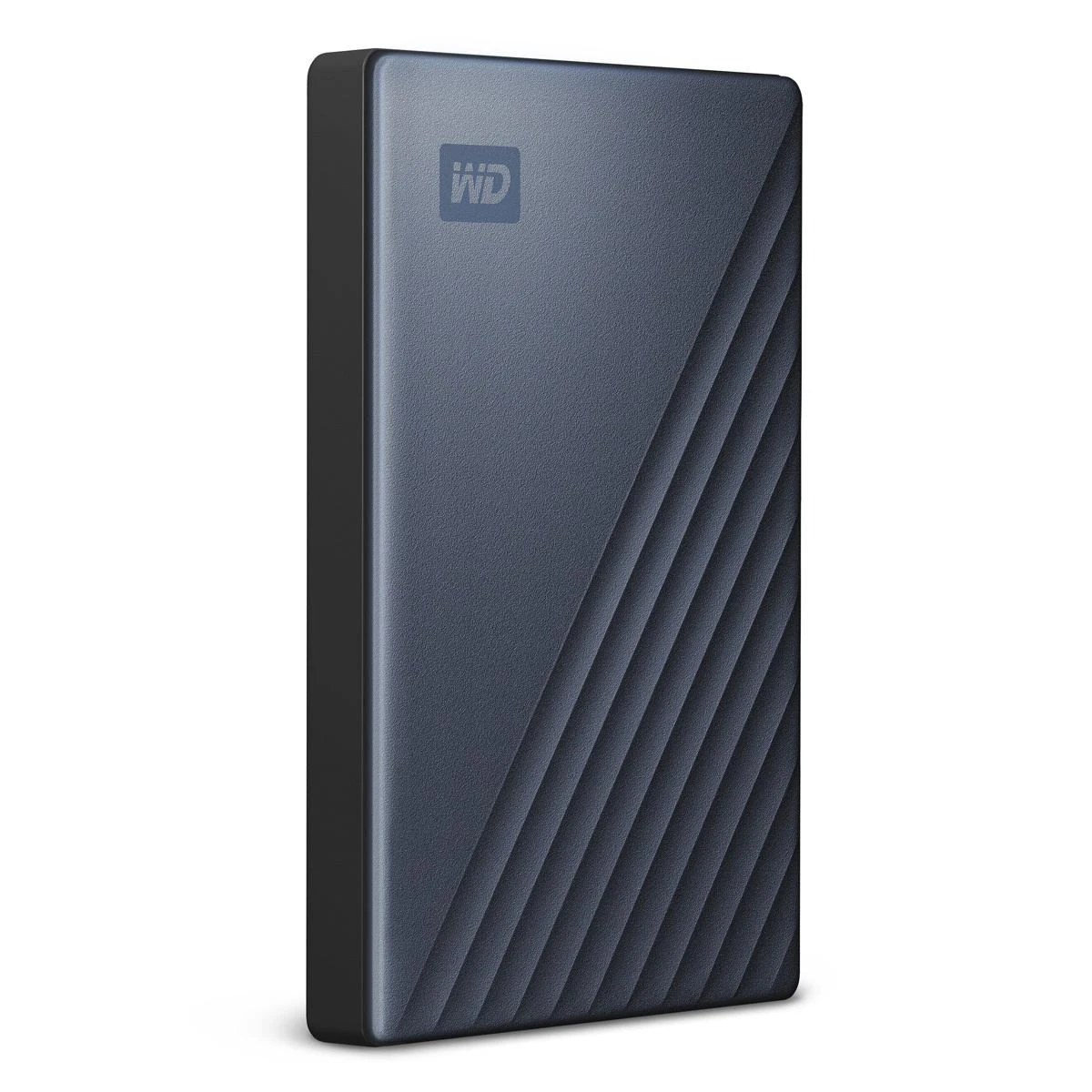 Kietasis diskas Western Digital „My Passport Ultra 2TB“ Mėlyna USB-C/USB3.0 HDD 2,5 colio metalinės apdailos RTL nešiojamas išorinis diskas