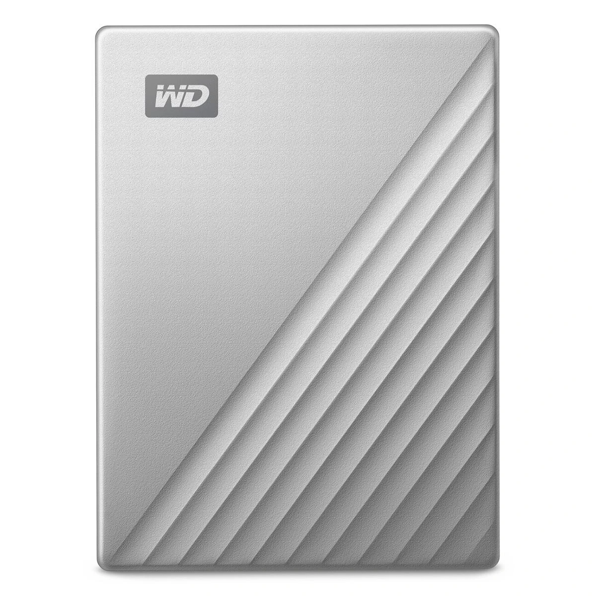 Kietasis diskas Western Digital „My Passport Ultra 5TB Mėlyna USB-C/USB3.0 HDD 2,5" metalinio apdailos nešiojamas išorinis RTL diskas