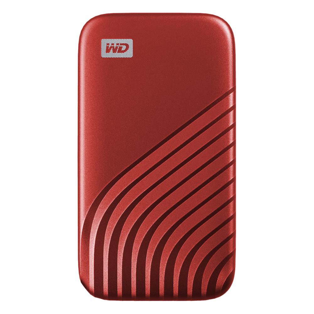 Kietasis diskas Western Digital MYPASSPORT SSD 2TB Raudonas - 1050MB/S READ 1000MB/S WR PC/MAC