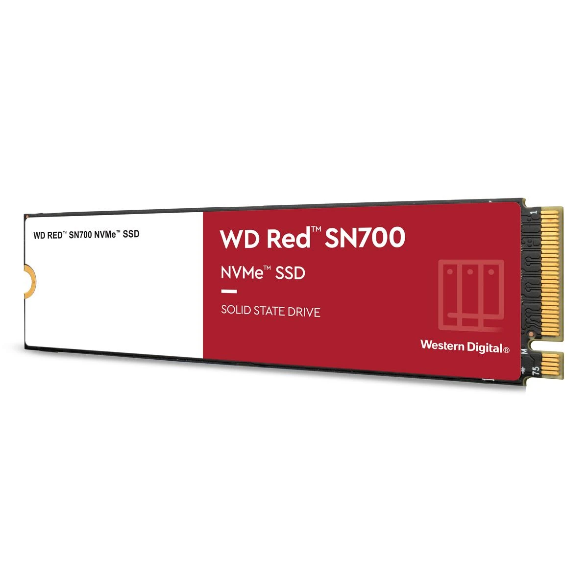Western Digital Raudona WD ™ SN700 NVMe™ POWERED BY SANDISK 4 TB