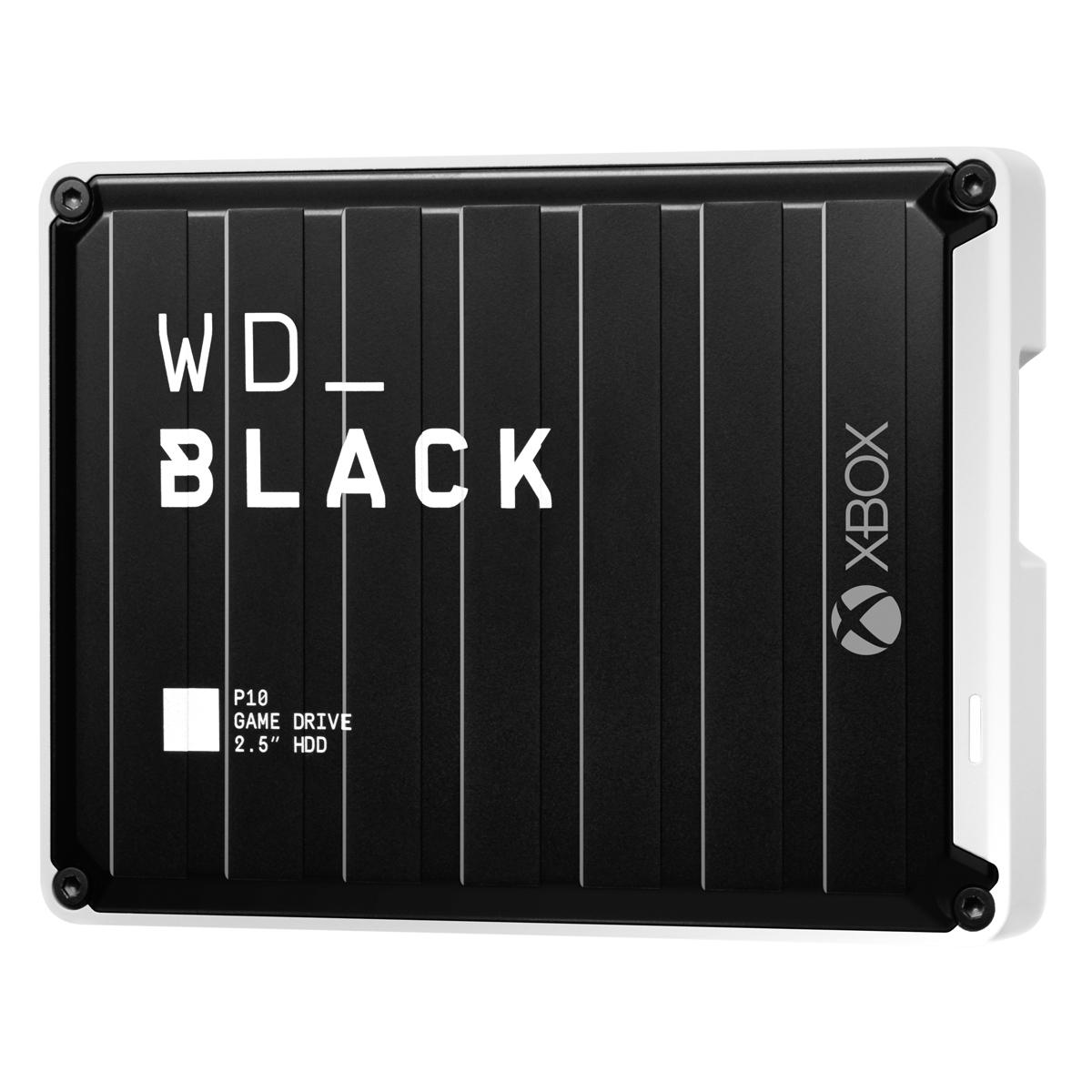 Kietasis diskas Sandisk WD Juodas P10 žaidimų diskas USB3.2 Gen1 2TB, skirtas XBOX Series X/S, juodas