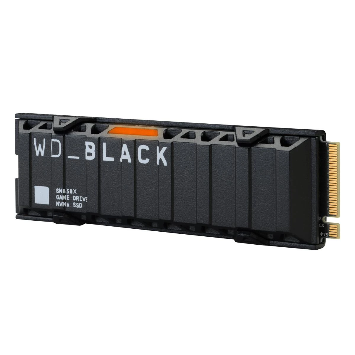WD Juodas 2TB SN850X NVMe SSD itin greitas PCIe Gen4 x4 M.2 su vidiniu radiatoriumi, vienoje pakuotėje, maitinamas „SANDISK“