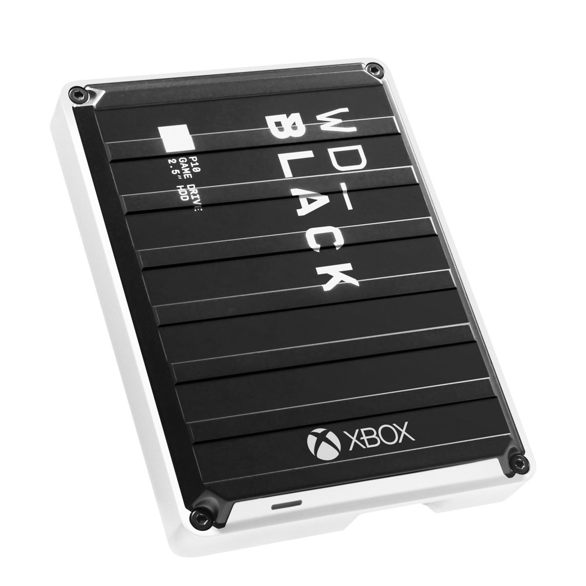 Kietasis diskas Sandisk WD Juodas P10 žaidimų diskas USB3.2 Gen1 2TB, skirtas XBOX Series X/S, juodas