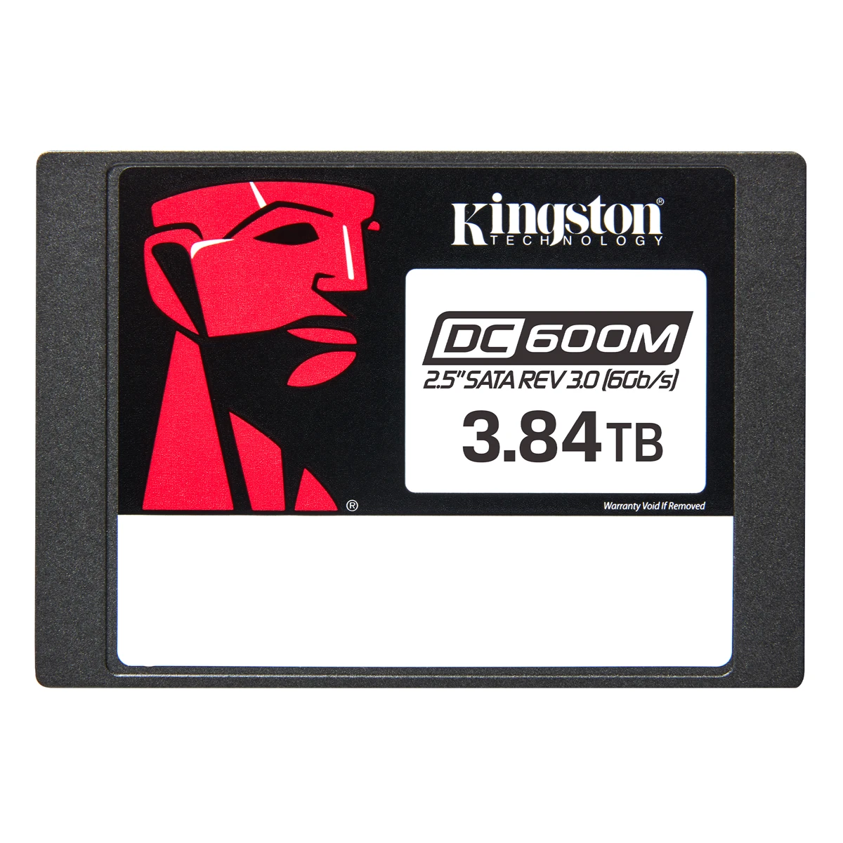 KINGSTON 3,84 TB DC600M 2,5 colio SATA3 mišraus naudojimo duomenų centro SSD, skirtas įmonių serveriams ir NAS (palaikomas „VMWare“)