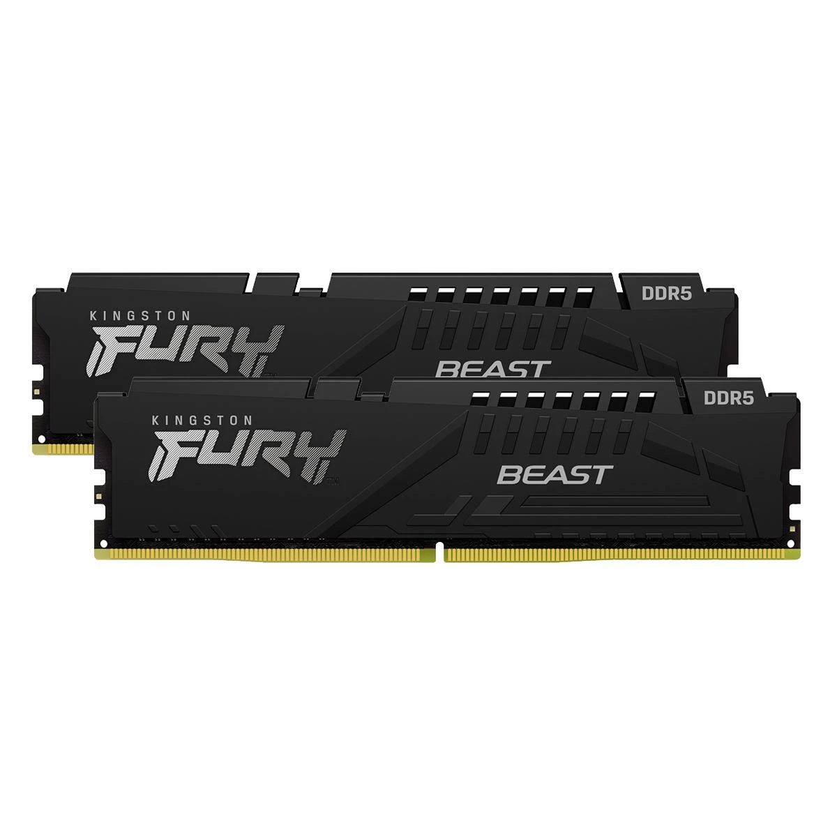 RAM KINGSTON 32GB 6000MT/s DDR5 CL36 DIMM rinkinys iš 2 FURY Beast Juodas
