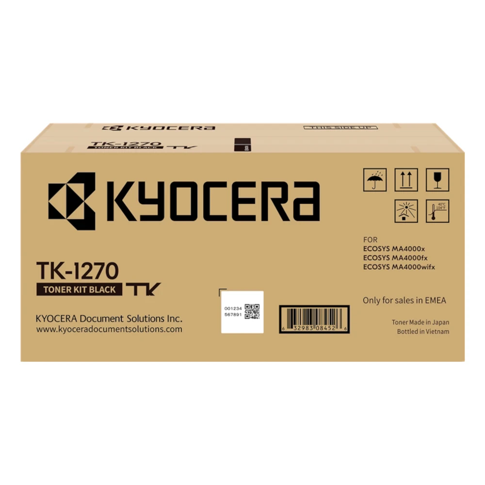 Kyocera TK-1270 Lazerinė kasetė, Juoda