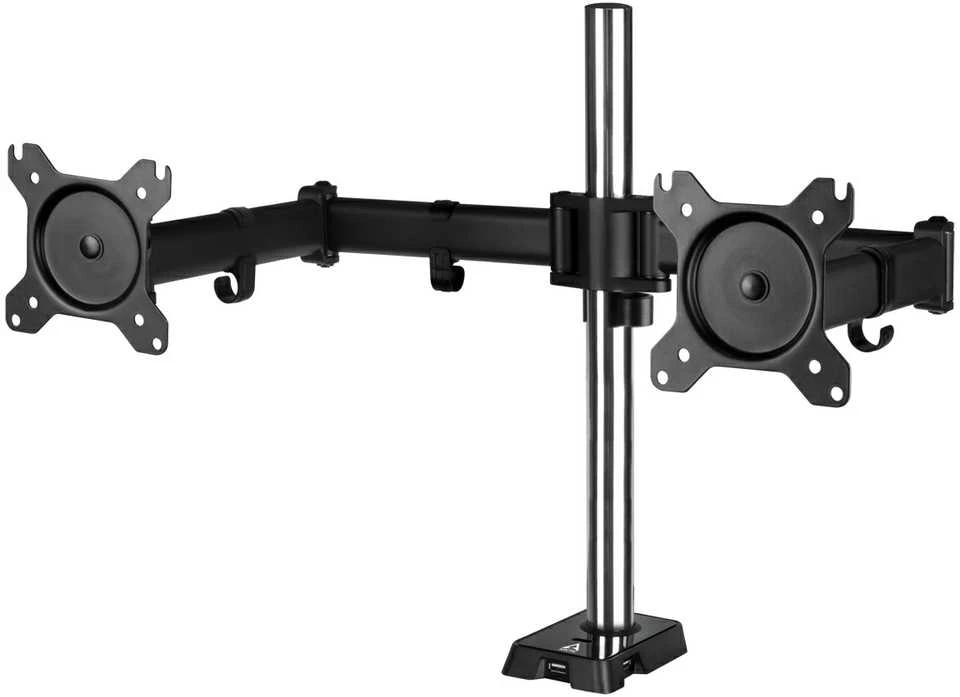 Laikiklis ICY BOX IB-MS303-T Monitorius stovas su staliniu pagrindu, skirtas iki 27 colių ekranui | Raidsonic