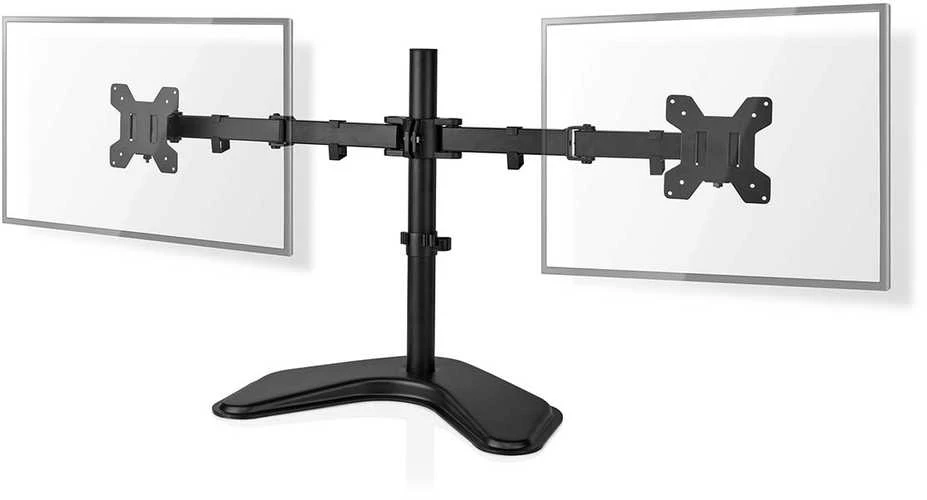 Laikiklis Nedis Schreibtisch Monitorhalterung 2 Bildschirme | 15 - 32 " | 75x75 / 100x100 | Vollbeweglich