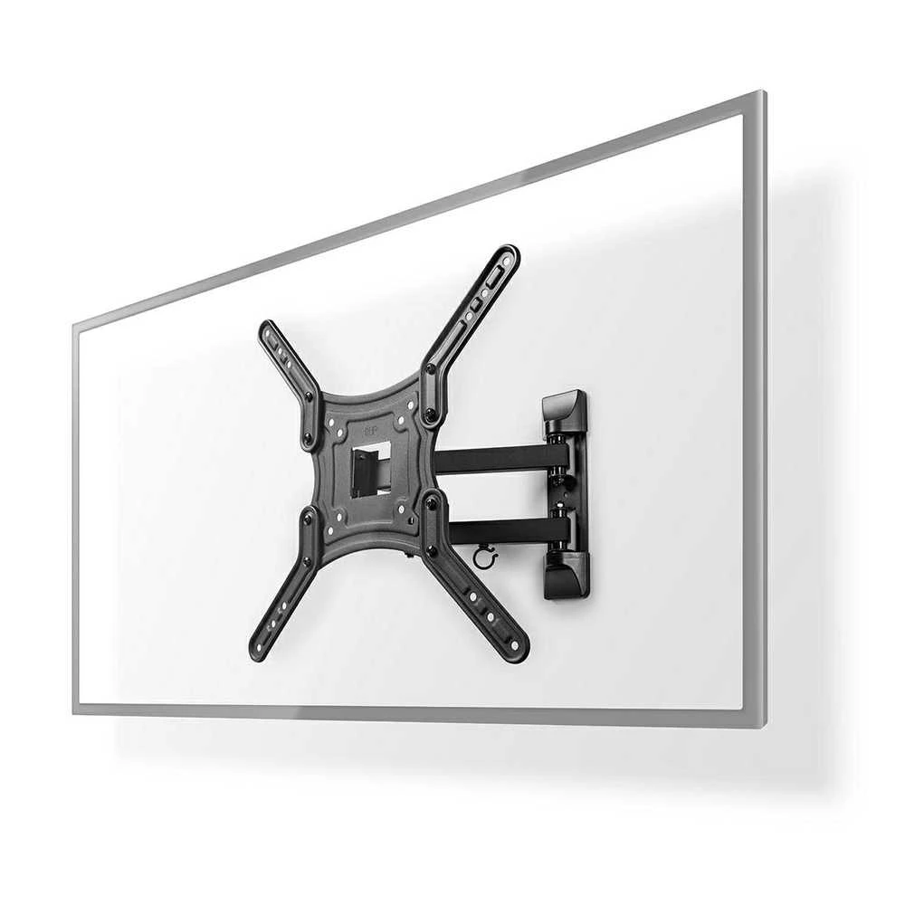 Nedis TVWM1530BK televizoriaus laikiklis 139,7 cm (55") Juoda