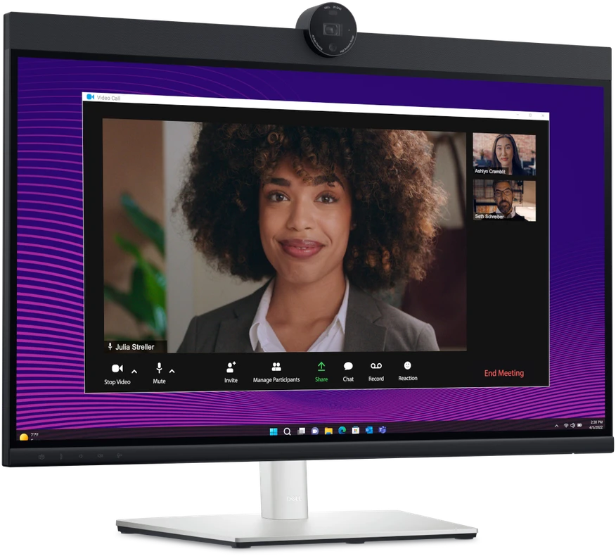 „Dell 27 USB-C Hub“ vaizdo konferencijų monitorius | P2724DEB