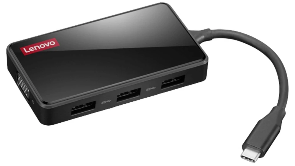 Lenovo USB-C Travel Dock su SS USB jungtimis