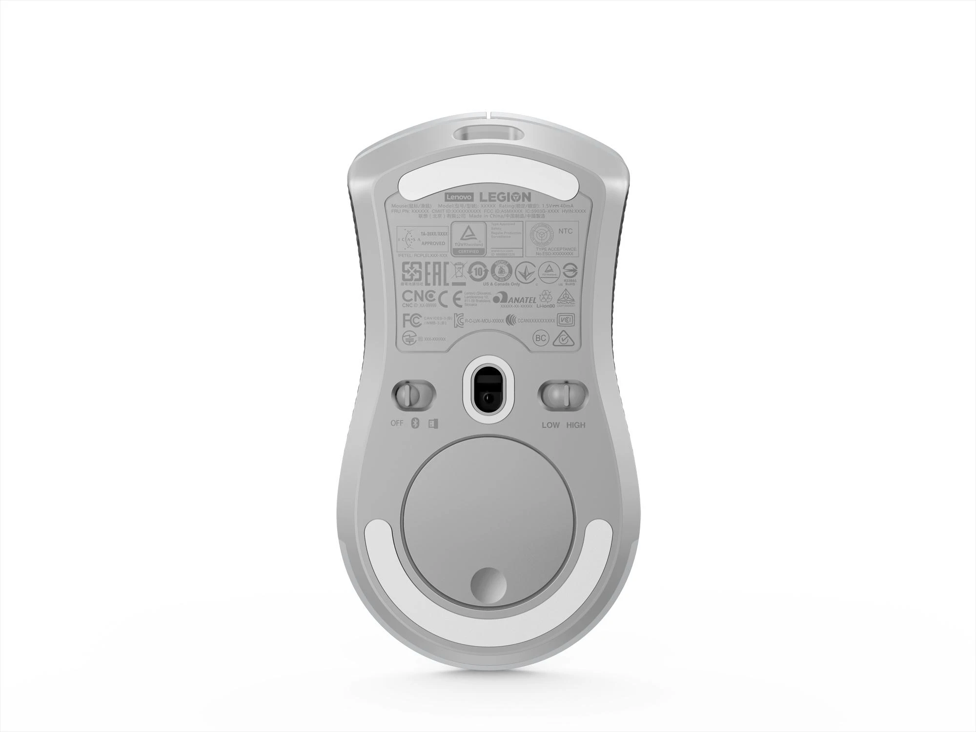 Lenovo | Pelė žaidimams | Legion M600 | Pelė žaidimams | Wireless/su laidu | Optinė | Bluetooth, USB-C | Stingray | Yes