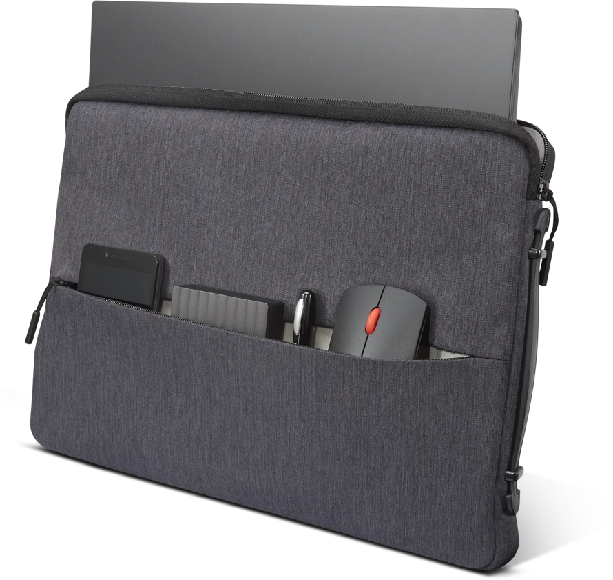 Lenovo | Nešiojamas kompiuteris Urban Sleeve Case | GX40Z50942 | Case | Atsparus vandeniui | Charcoal Pilkas