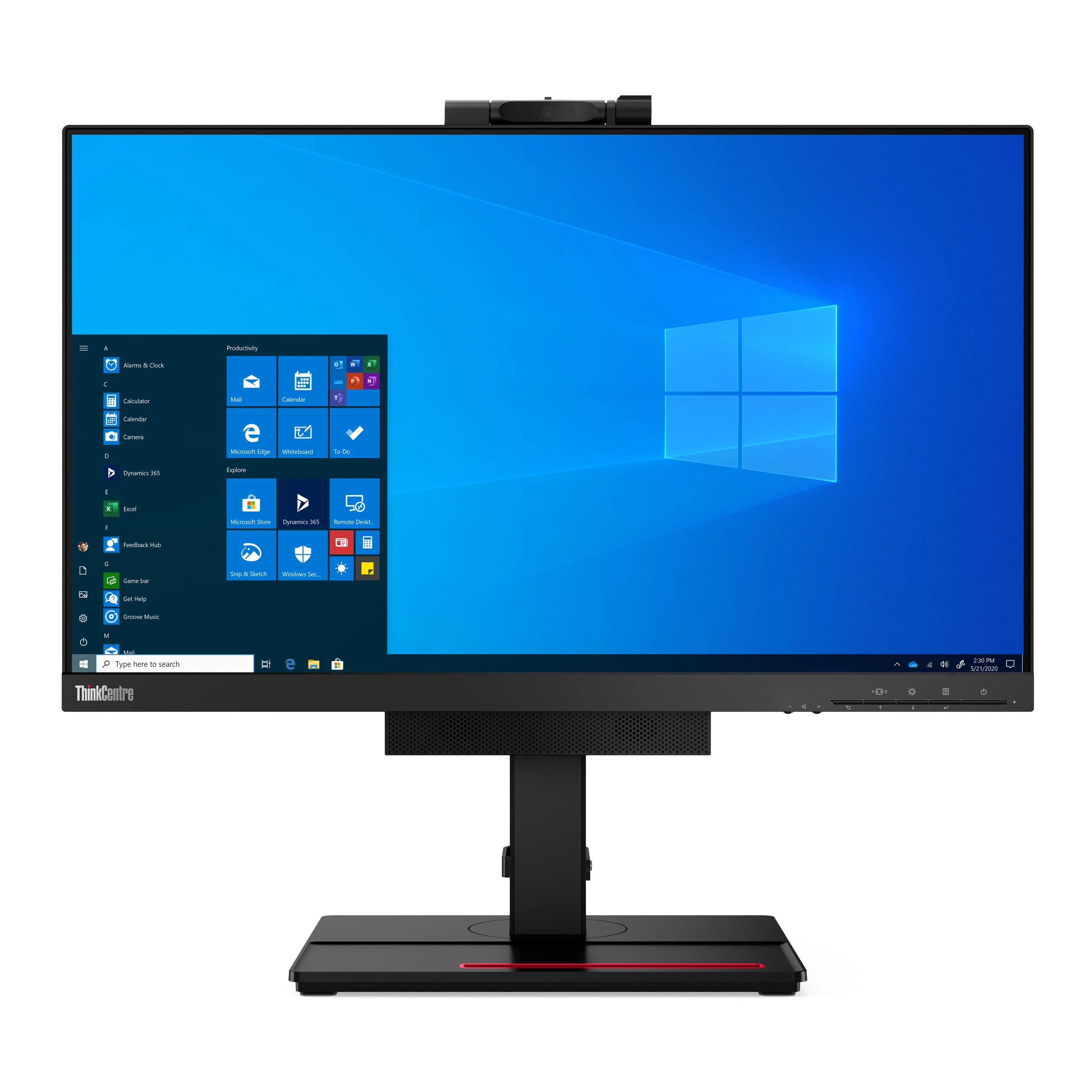 Monitorius Lenovo ThinkCentre Tiny-in-One 24 (Gen 4) 23,8 colio, IPS, 1920 x 1080, 16:9, 4 ms, 250 cd/m², Integruotas garsiakalbis (-ai), Juodas, 1080p kamera su dviem mikrofonais, skirta VOIP , LED indikatorius, 60 Hz, HAS