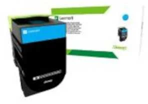 Lexmark 80C2XCE (802XC) Toneris kasetė, žalsvai mėlyna, 4000 puslapių