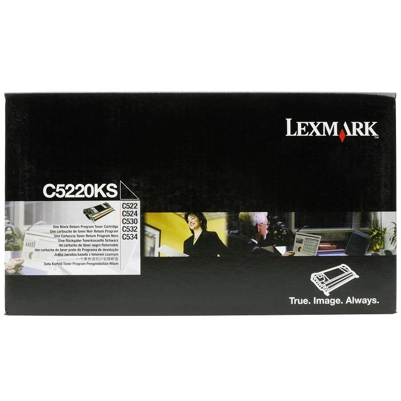 Lexmark (C5220KS) Return, juoda kasetė