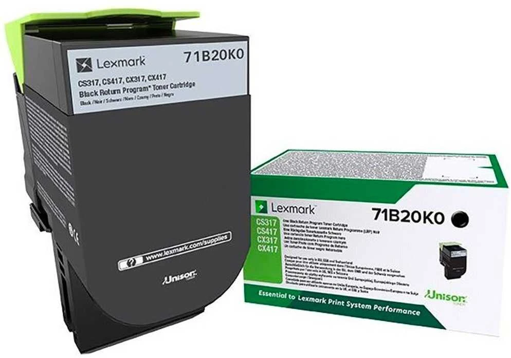 Lexmark Return (71B20K0), juoda kasetė